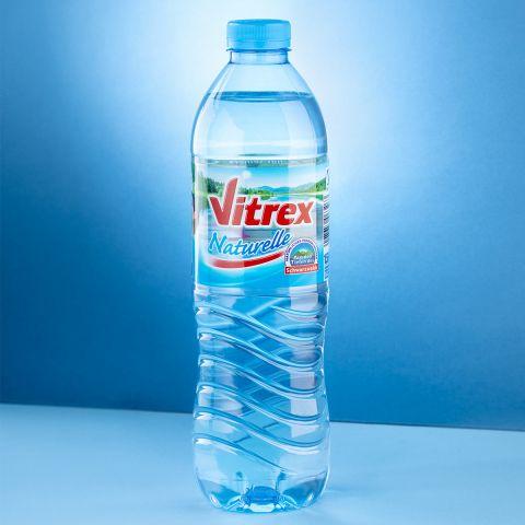Rundum Etiketten Plastikflasche